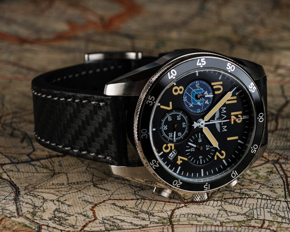 MALM aviation watch on a map