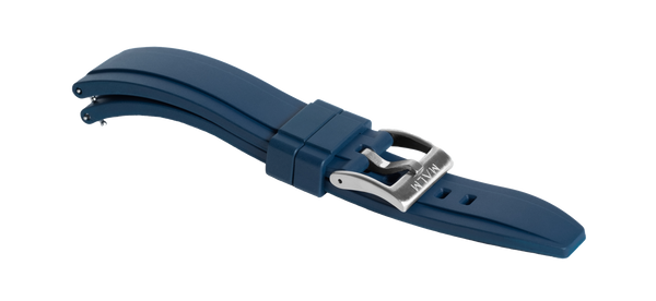 Pilot Rubber Strap Blue 20 mm