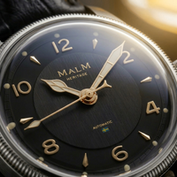 Pre-Order: Heritage 39 Black Swiss Automatic