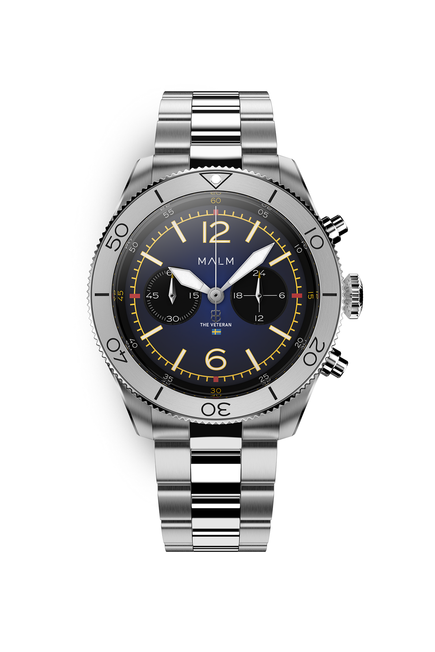 ACE Pilot Black Chronograph 44